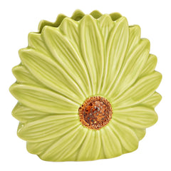 Green Daisy Ceramic Βάζο