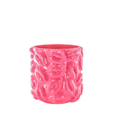 Kisses Ceramic Pot – Pink