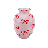 Vase – Ribbons – Pink/Red