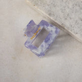 Κλάμερ Μαλλιών Μωβ Marble