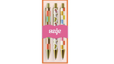 PEN IN A GIFT BOX 3pcs SAJE MIXED PATTERNS