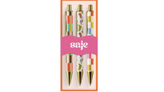 PEN IN A GIFT BOX 3pcs SAJE MIXED PATTERNS