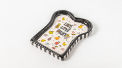 Live Love Fruit Κεραμικό Πιάτο