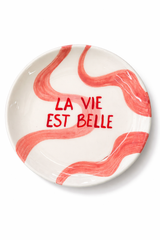 Κεραμικό Πιάτο La Vie Est Belle