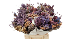 Purple Αποξηραμένο μπουκέτο