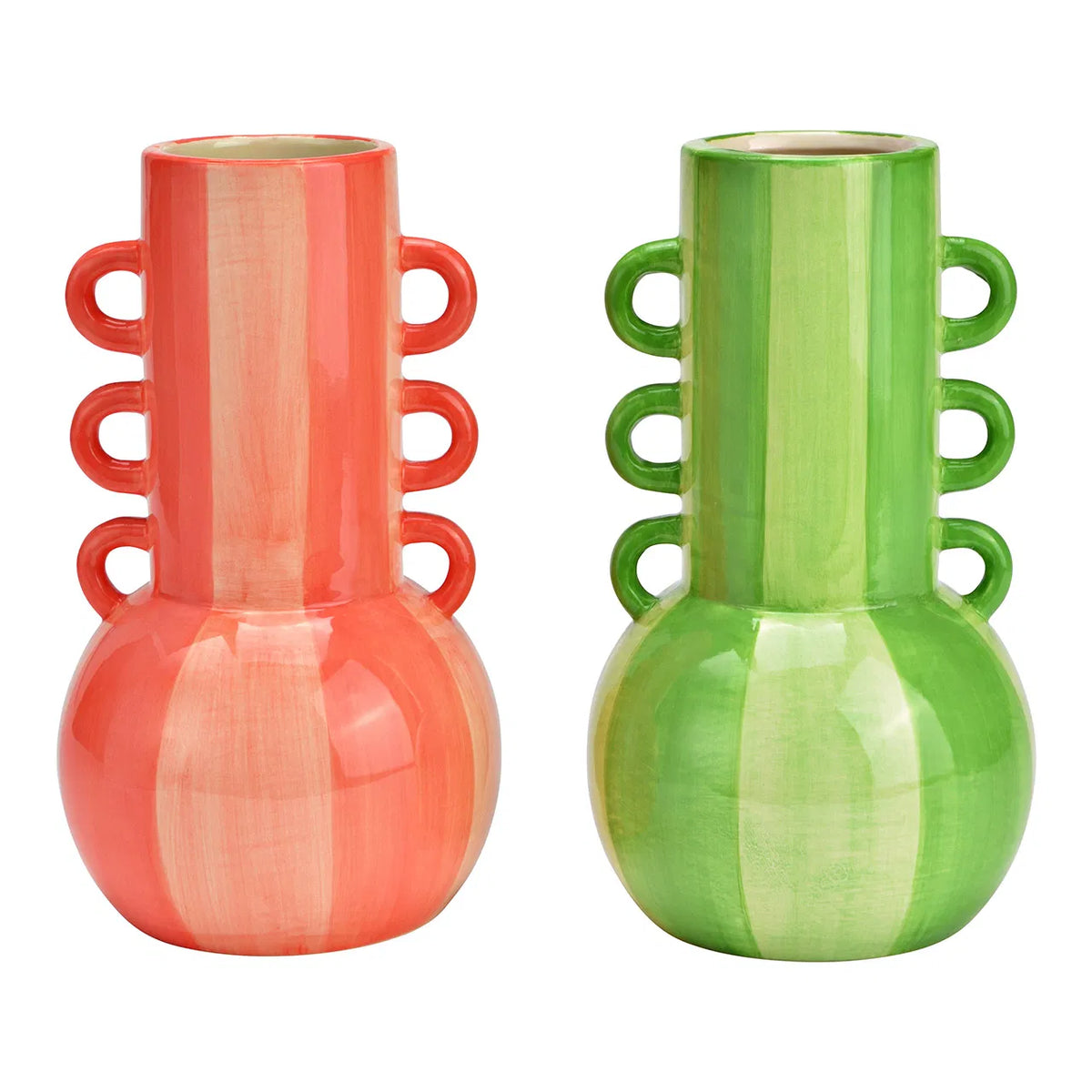 Multi Handle Ceramic Βάζο