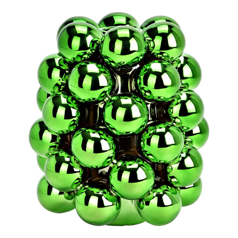 Green Bubble Ceramic Βάζο