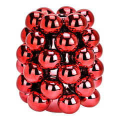 Red Bubble Ceramic Βάζο