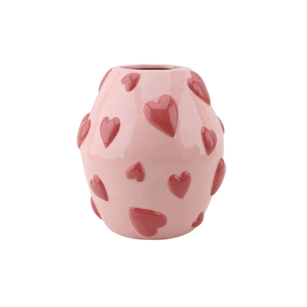 Βάζο – Hearts – Pink/Red