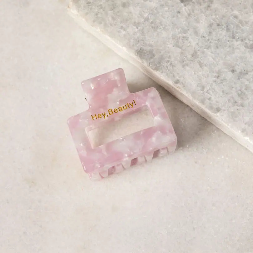 Κλάμερ Μαλλιών Pink Marble