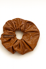 Vinyl Caramel Scrunchie