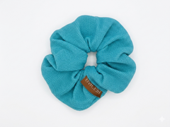 Turquoise scrunchie