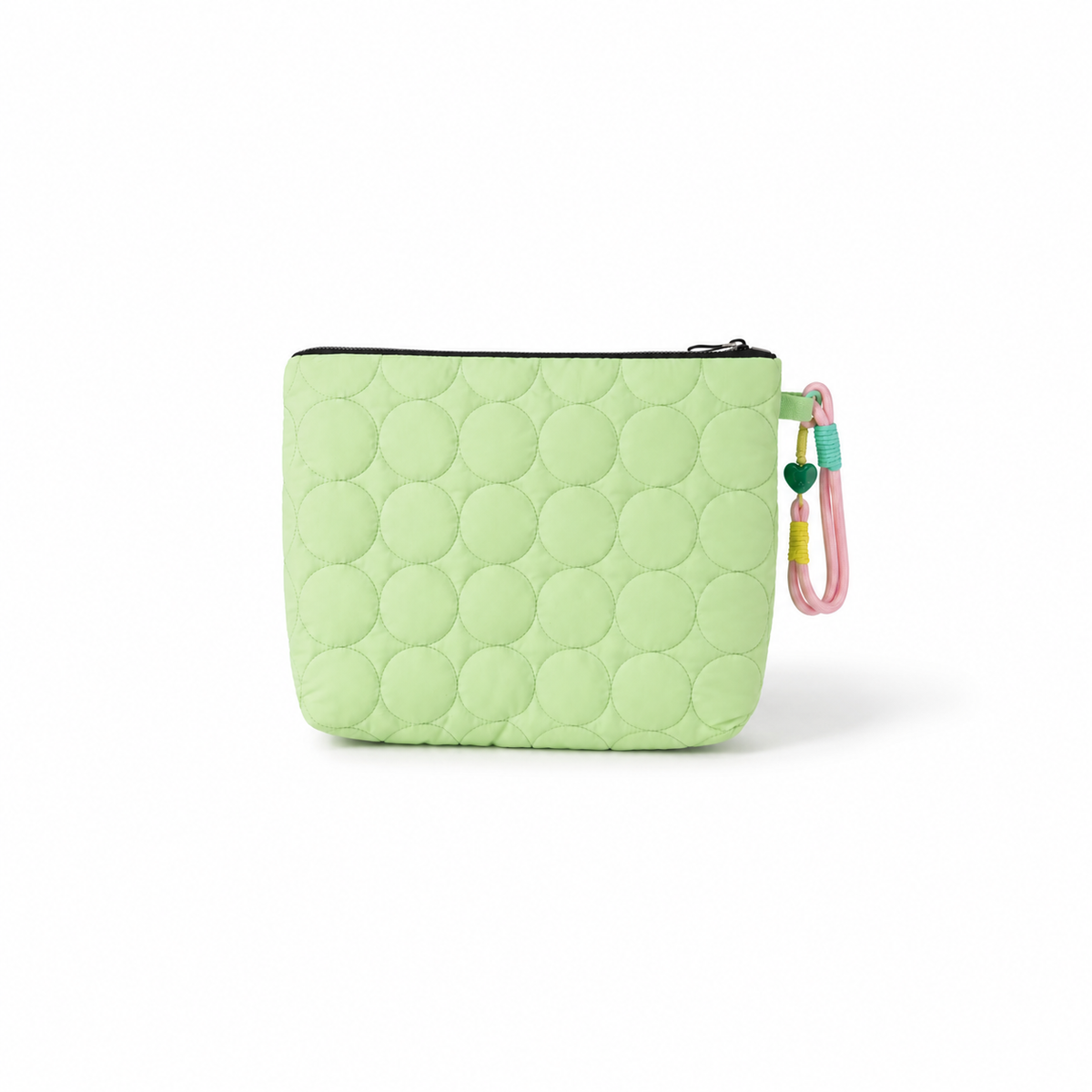 Καπιτονέ Νεσεσέρ Χειρός Mint Green με Πολύχρωμο Λουράκι Bleecker & Love