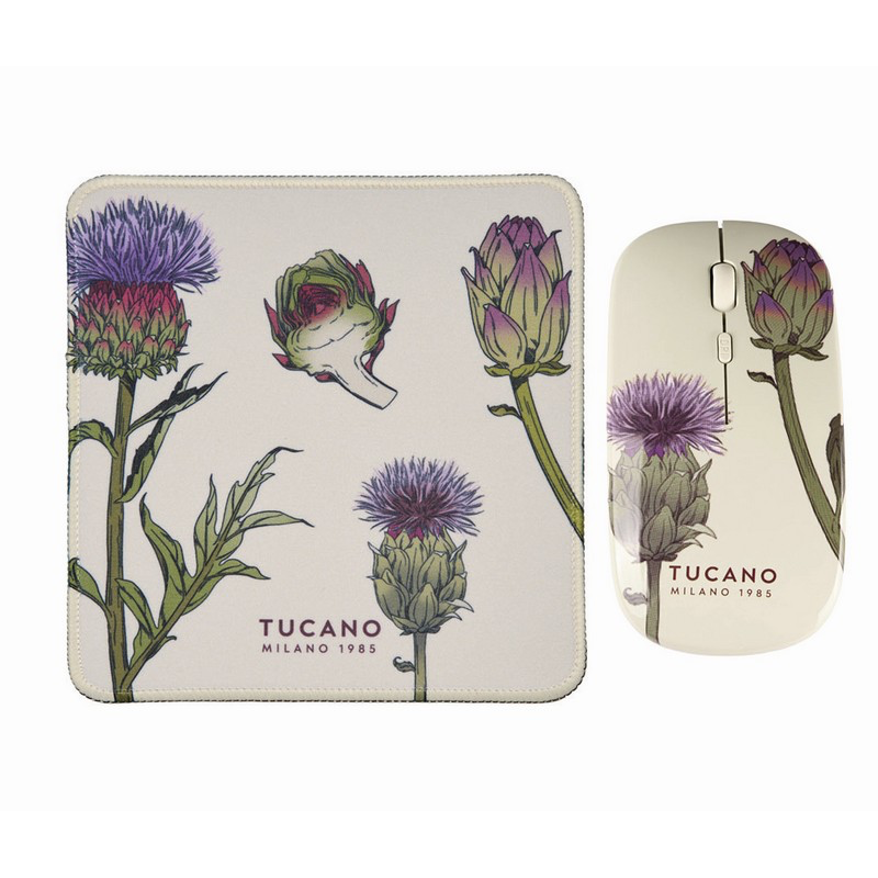 Tucano Schizzo Artichoke – Σετ Ασύρματο Ποντίκι & Mouse Pad