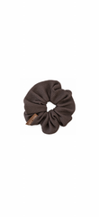Textured Oversized Scrunchie – Dark Grey