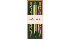 PEN IN A GIFT BOX 3pcs WILLOW AND BELLE VIBRANT BLOOM