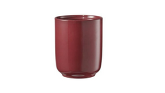 Burgundy Gloss Ceramic Planter