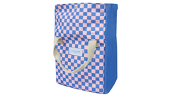 KIND BAG LUNCHBAG CHECKERBOARD BLUE & PINK