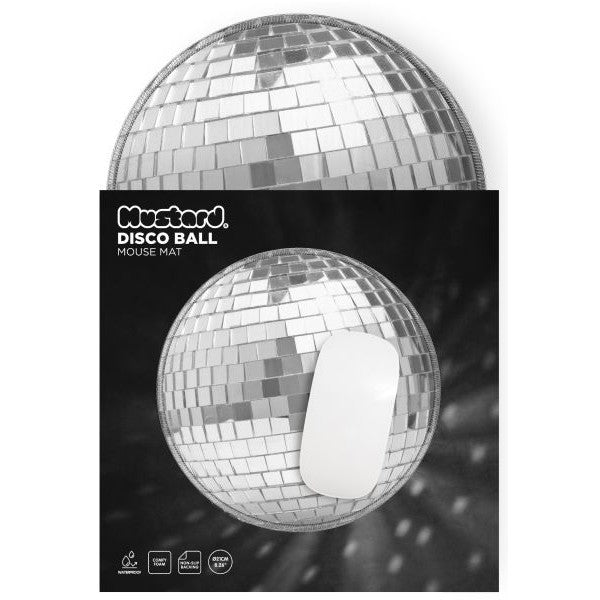 MUSTARD MOUSE PAD DISCO BALL