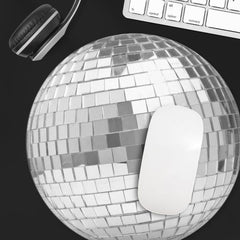 MUSTARD MOUSE PAD DISCO BALL