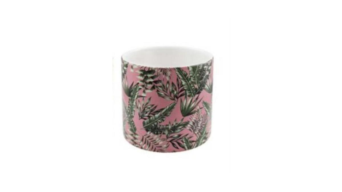 Tropical Garden Ceramic Pot