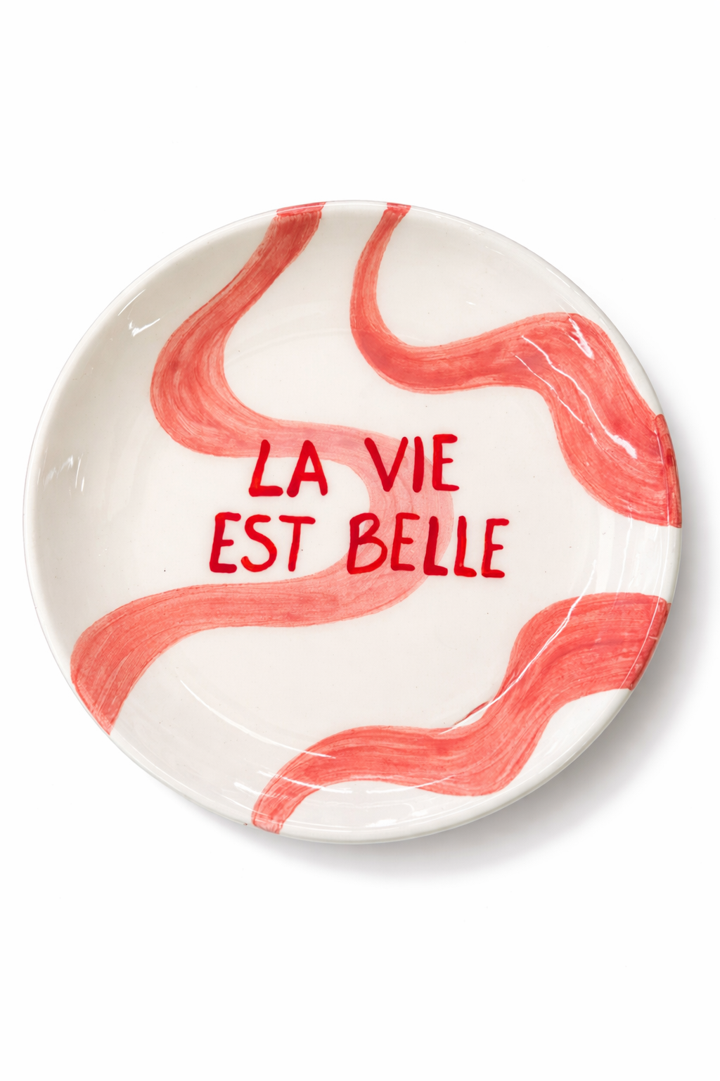 Κεραμικό Πιάτο La Vie Est Belle
