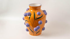 Orange Ceramic vase