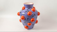 Purple Ceramic Vase