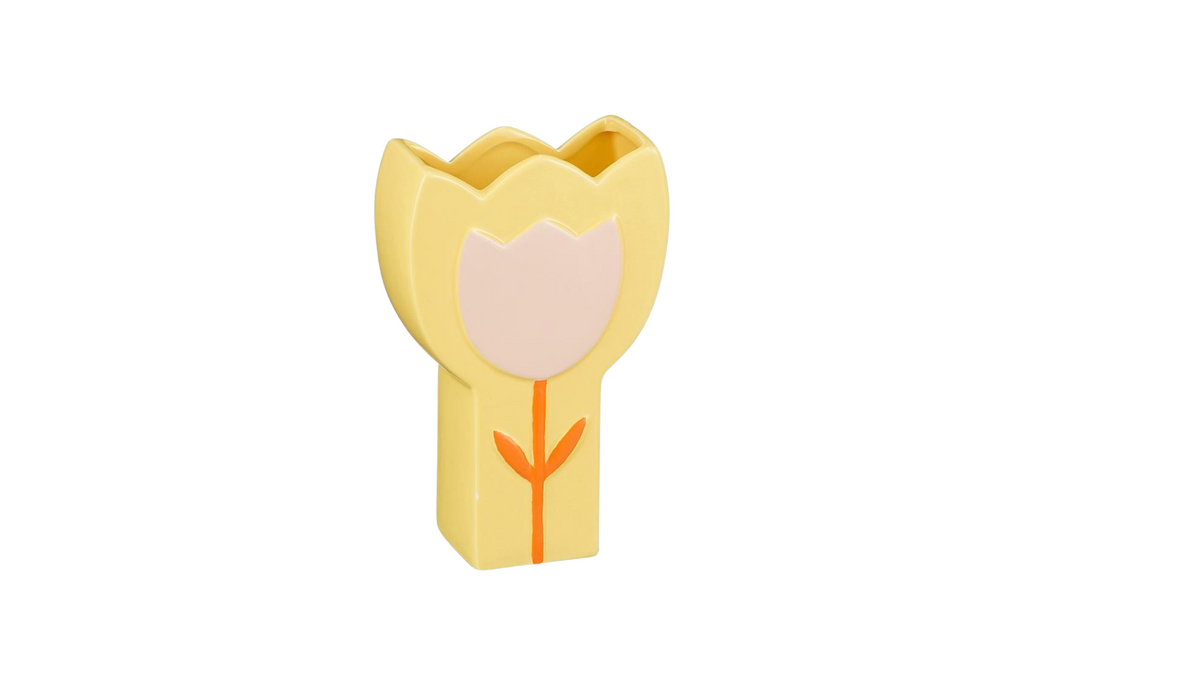 Sunny Tulip Vase