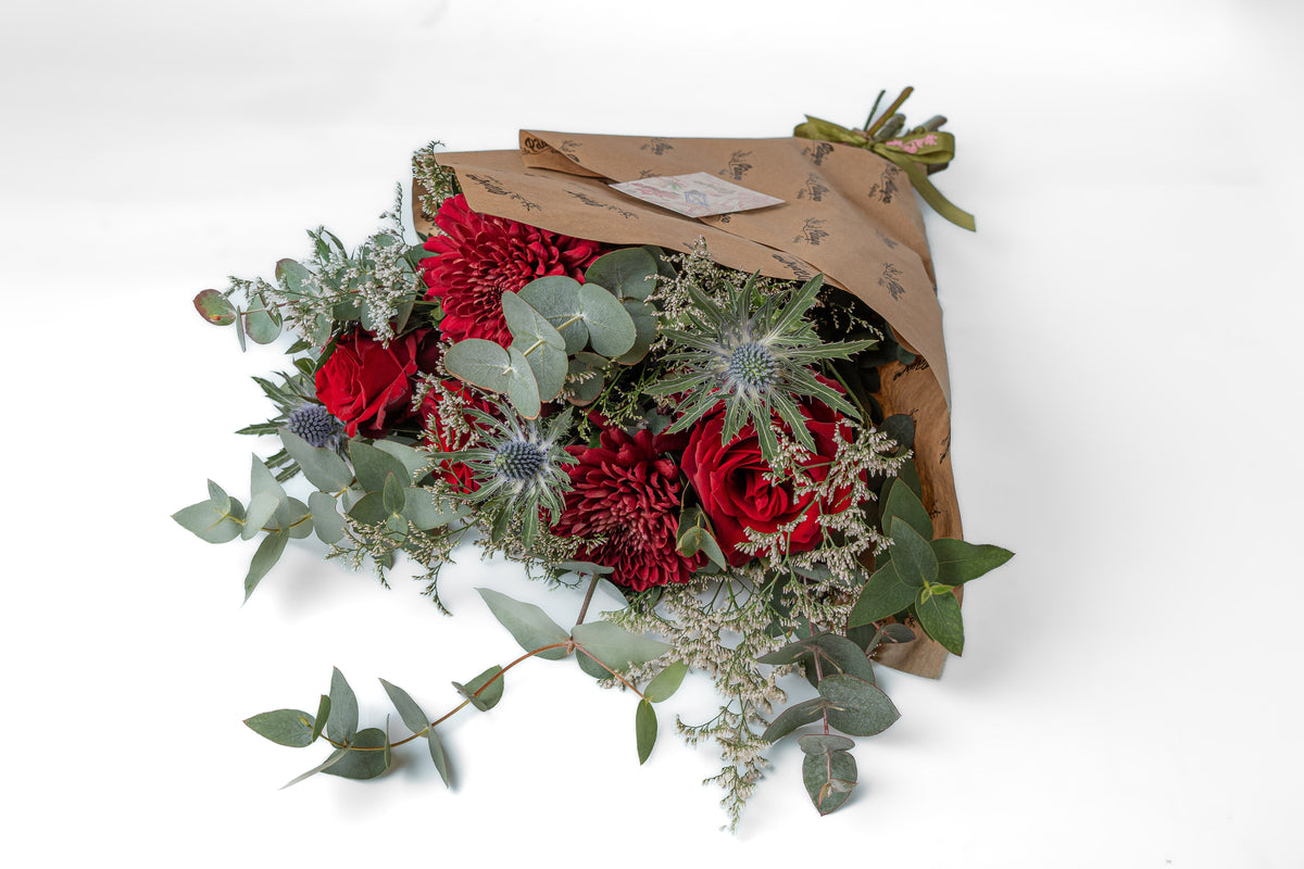 Winter Red Mix Ανθοδέσμη